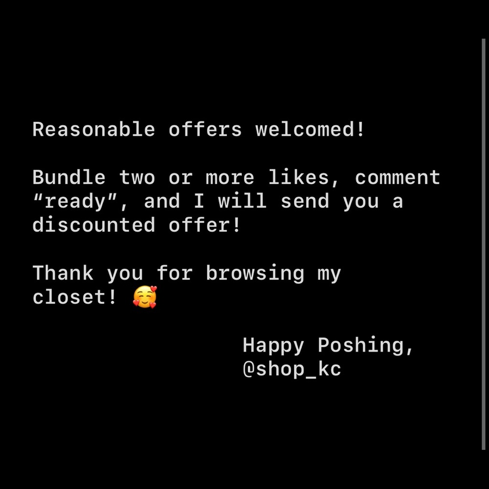 Offers welcome!